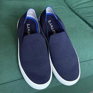 Navy Blue Rothy's Slip-on Sneakers Women's Size 9
